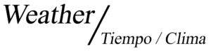 Weather in English and Spanish